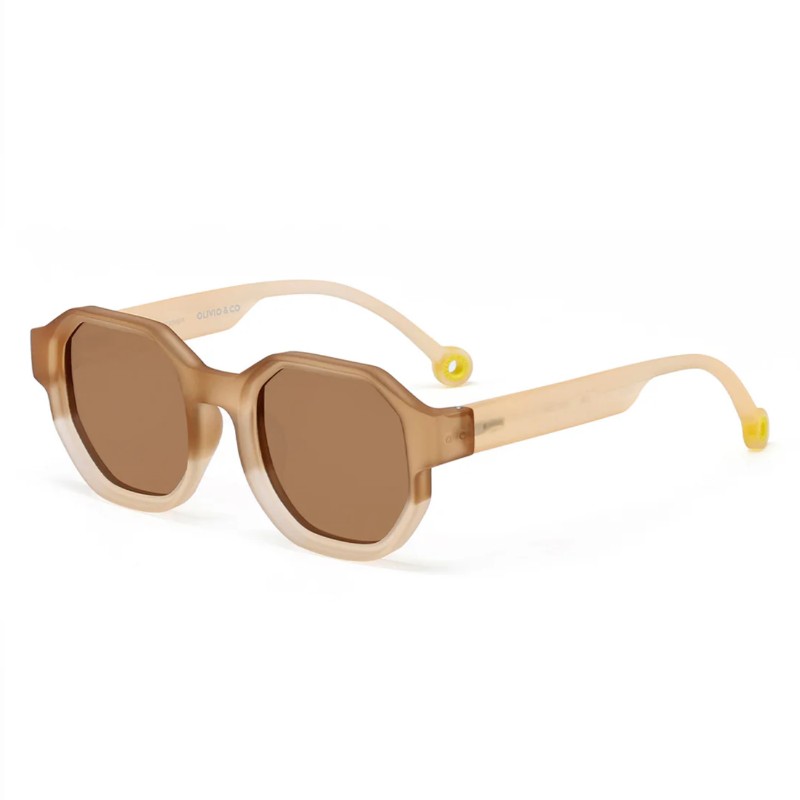 Olivio & Co polarizált felnőtt napszemüveg creative - Colorblock Sand